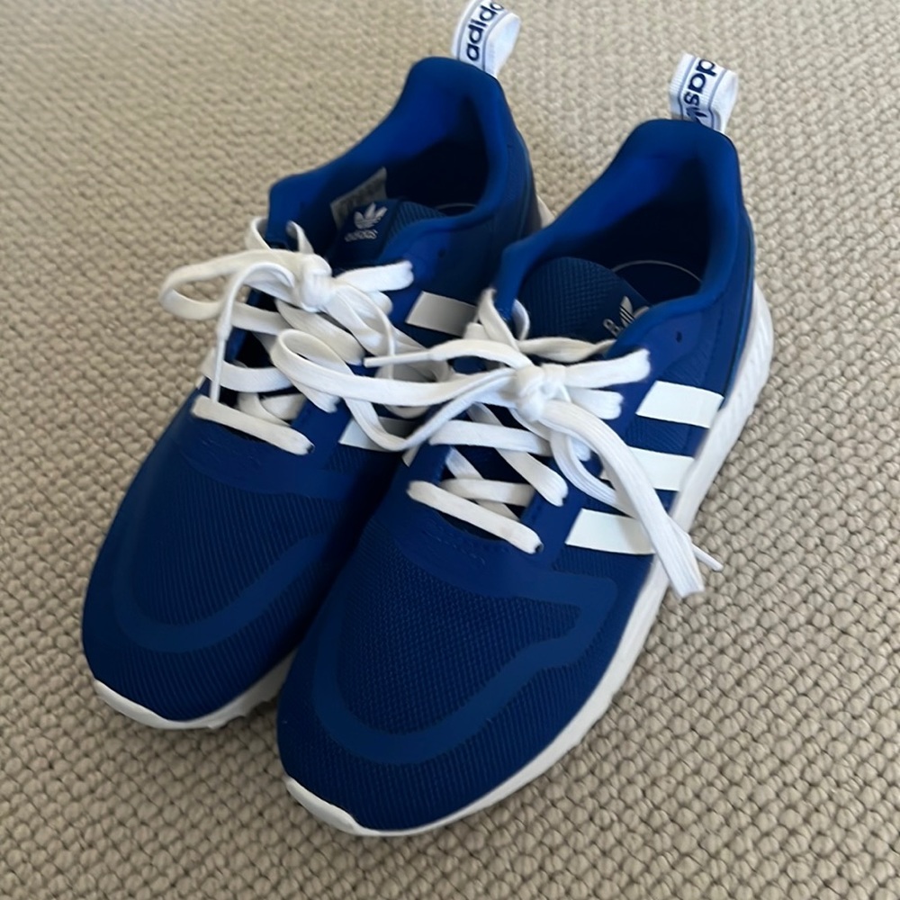 Adidas ortholite blue sneakers